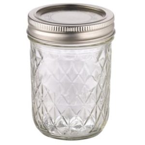 crystal preserving glass jar